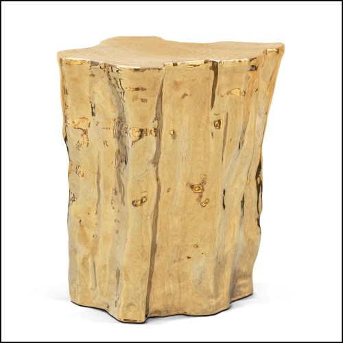 Table d'appoint 145 - Heaven Black - Handcrafted black ceramic coffee table alternative, 145-Heaven Black - Pacific Compagnie.