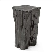 Table d'appoint 145 - Heaven Black - Luxurious black ceramic side table for modern homes 145-Heaven Black - Pacific Compagnie.