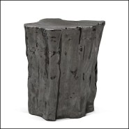 Table d'appoint 145 - Heaven Black | La Table d'appoint Heaven Black avec des accessoires de décoration - Pacific Compagnie.