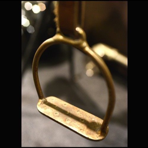 Cheval Cabré 01 - 313 - Beautifully sculpted wooden horse, vintage fairground charm - Pacific Compagnie.