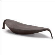Chaise - longue 105-Leaf | Lounge Chair Leaf - Modern outdoor lounge chair with leaf pattern design - Pacific Compagnie.