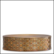 Bol 24 - Lausanne - Premium luxury objet with laiton vintage finish and 8 cm height - Pacific Compagnie.