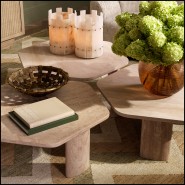 Table basse 24 - Zenitho - Luxury travertin coffee table - Pacific Compagnie.