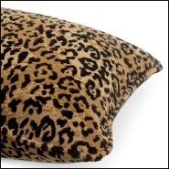 Coussin 24 - Diana rectangulaire - Eichholtz brand luxury coussin with unique bernard leopard camel pattern - Pacific Compagnie.