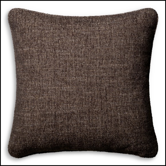Coussin 24 - Renato - Coussin de luxe marron en forme rectangulaire - Pacific Compagnie.