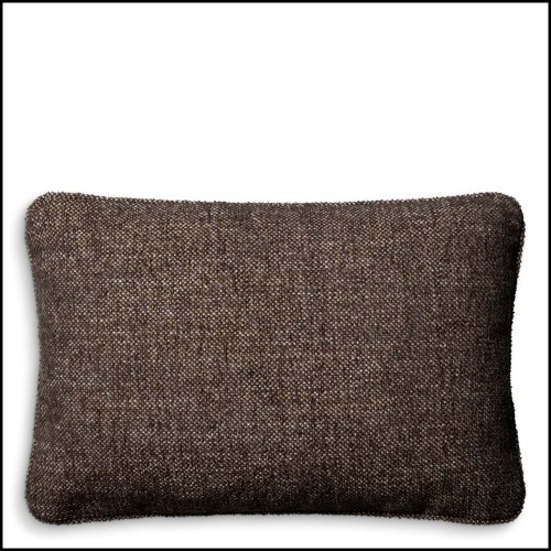 Coussin 24 - Renato - Coussin de luxe marron avec dimensions variables - Pacific Compagnie.