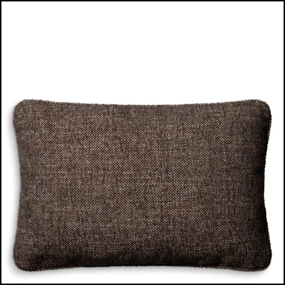 Coussin 24 - Renato - Coussin de luxe marron avec dimensions variables - Pacific Compagnie.