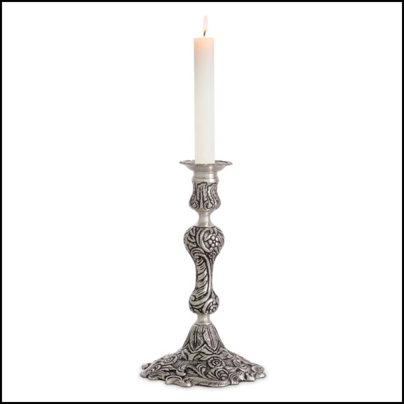 Bougeoir 24 - Thomson - High-end antique silver candelabra for sophisticated interiors - Pacific Compagnie.