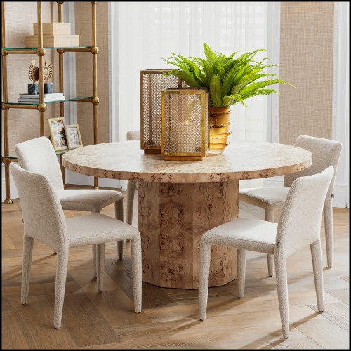 Photophore 24 - Cairo - Stainless steel Photophore with laiton vintage color - Pacific Compagnie.