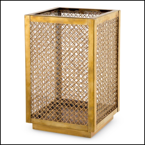 Photophore 24 - Cairo - Éclairage de luxe avec photophore en laiton vintage - Pacific Compagnie.