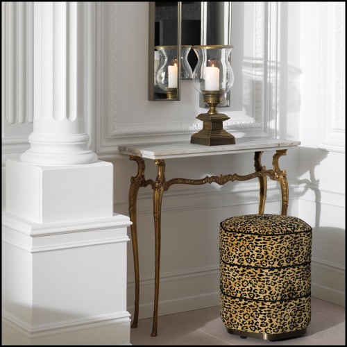 Photophore 24 - Datcha - Luxury table lamp with vintage brass finish - Pacific Compagnie.