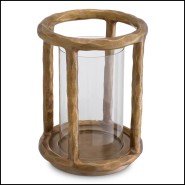 Photophore 24 - Thorne - Décor de table avec photophore en verre et acier inoxydable - Pacific Compagnie.