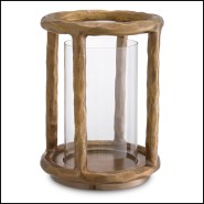 Photophore 24 - Thorne - High-end table lamp with laiton vintage color - Pacific Compagnie.