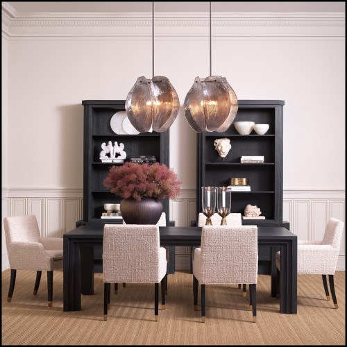 Objet décoratif 24 - Lion - Decorative lion sculpture in grey and black finish - Pacific Compagnie.