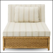 Lit de jour modulaire d’extérieur 24 - Hampton - High-end exterior lounge with dimensions l. 100 | P. 168 | H. 88 cm - Pacific C