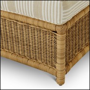 Lit de jour modulaire d’extérieur 24 - Hampton - Eichholtz brand daybed with dimensions P. 168 | H. 88 cm - Pacific Compagnie.