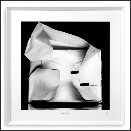 Impression 24 - Beurre Salé par Philippe Vogelenzang - Luxury Art Print in White Wooden Frame - Pacific Compagnie.