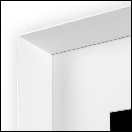 Impression 24 - Beurre Salé par Philippe Vogelenzang - Large Format Artwork with White Wooden Frame and Clear Glass - Pacific Co