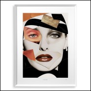 Impression 24 - Coco Jolie par Philippe Vogelenzang - Peinture de luxe en cadre bois blanc - Pacific Compagnie.