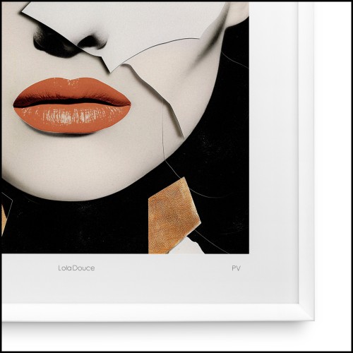 Impression 24 - Lola Douce par Philippe Vogelenzang - Luxury painting with white wooden frame - Pacific Compagnie.