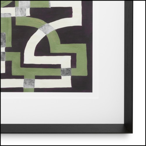 Impression 24 - Window Trellis par Michael Willett - Exclusive eichholtz brand artwork, featuring a unique 24-window trellis des