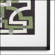 Impression 24 - Window Trellis par Michael Willett - Exclusive eichholtz brand artwork, featuring a unique 24-window trellis des