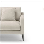 146 - CON144-DF - Canapé en cuir ou tissu, plusieurs couleurs disponibles - Pacific Compagnie.