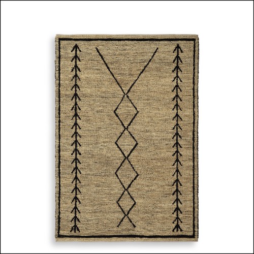 Tapis 24 - Thornfield - Unique textile blend of jute, cotton, and polyester, luxurious feel - Pacific Compagnie.