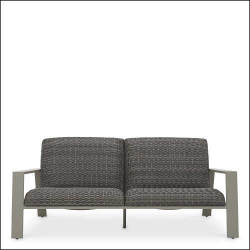 Canapé d’extérieur 24 - Belle Vue - Outdoor lounge seating in faux rotin material - Pacific Compagnie.