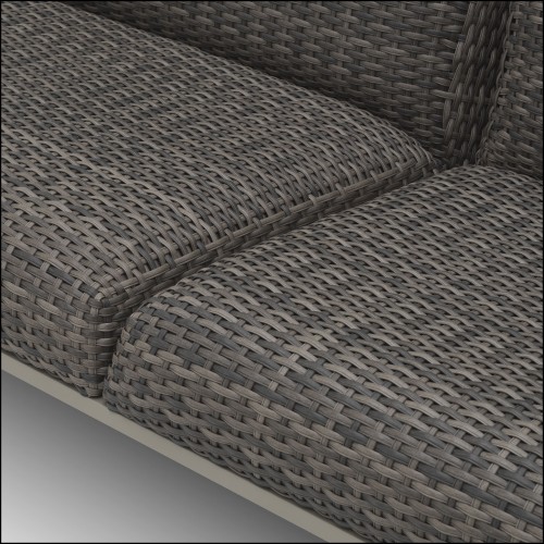 Canapé d’extérieur 24 - Belle Vue - Exterior sofa with dimensions l. 180 | P. 106 | H. 81 - Pacific Compagnie.