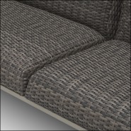 Canapé d’extérieur 24 - Belle Vue - Exterior sofa with dimensions l. 180 | P. 106 | H. 81 - Pacific Compagnie.