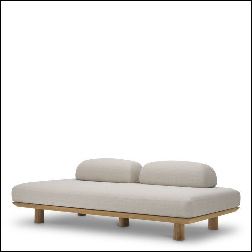 Canapé d’extérieur 24 - Nomade - High-end garden furniture with teck naturel material - Pacific Compagnie.