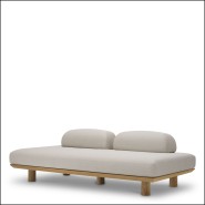 Canapé d’extérieur 24 - Nomade - High-end garden furniture with teck naturel material - Pacific Compagnie.