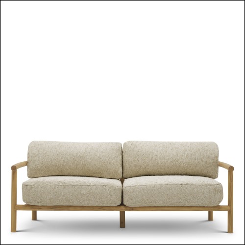 Canapé d’extérieur 24 - Ombria - High-end garden furniture with teck naturel material - Pacific Compagnie.