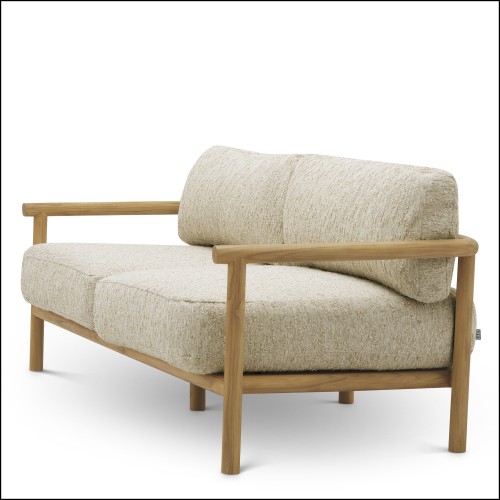 Canapé d’extérieur 24 - Ombria - Meuble de jardin en teck naturel, haute qualité - Pacific Compagnie.