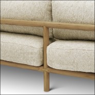 Canapé d’extérieur 24 - Ombria - Comfortable outdoor seating with LA. 170 and PA. 54 cm - Pacific Compagnie.