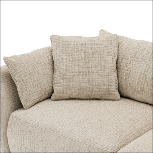 Canapé 24 - Zevron - Contemporary luxury sofa Canapé 24-Zevron in Alvyn crème color - Pacific Compagnie.