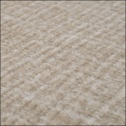 Canapé 24 - Zevron - Upscale Canapé 24-Zevron model with Alvyn crème finish and sturdy construction - Pacific Compagnie.