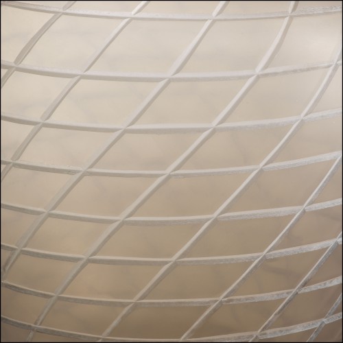 Vase 24 - Tarano - Handcrafted vase, recycled glass, 33.5 cm diameter, luxury home decor - Pacific Compagnie.