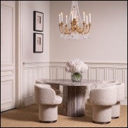 Art mural 24 - Inlay Menes - Œuvre d'art murale en bois et verre avec design élégant - Pacific Compagnie.