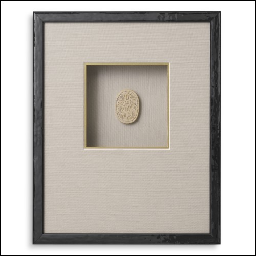 Art mural 24 - Inlay Menes - Exclusive luxury photo with Menes theme, dimensions 44x6x54 cm - Pacific Compagnie.