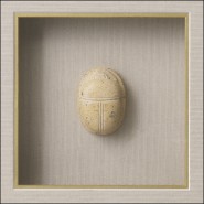 Art mural 24 - Inlay Menes - Œuvre d'art unique en bois noir et verre clair avec une touche de sophistication - Pacific Compagni