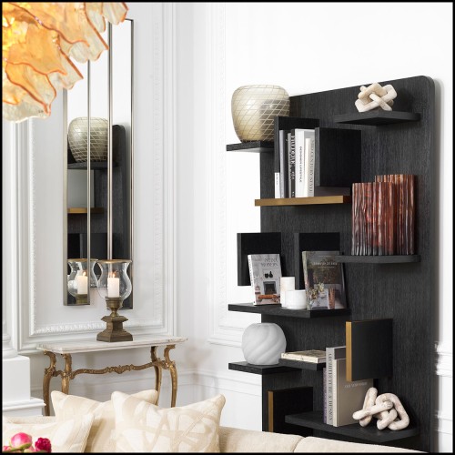 Armoire murale 24 - Highgrove - Meuble de rangement mural en bois massif et acier inoxydable - Pacific Compagnie.