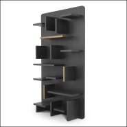 Armoire murale 24 - Highgrove - High-end walnut wood wall storage - Pacific Compagnie.