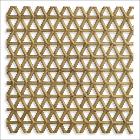 Objet mural 24 - Aureus - Décoration murale en laiton vintage, Objet mural 24-Aureus - Pacific Compagnie.