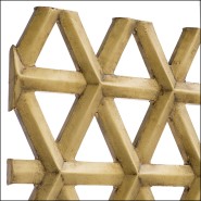 Objet mural 24 - Aureus - Exclusive laiton vintage wall art from eichholtz brand - Pacific Compagnie.