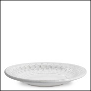 Bol 24 - Nuage - High-end ceramic object, diameter 47cm, white color - Pacific Compagnie.