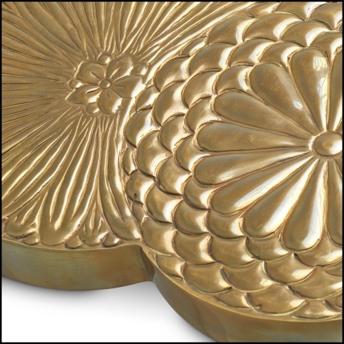 Boîte 24 - Meiji | Boîte 24-Meiji avec dimensions précises, objet décoratif de luxe en laiton antique - Pacific Compagnie.