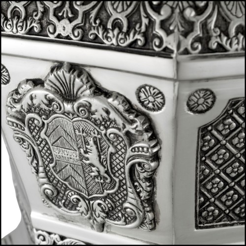 Objet décoratif 24 - Walpole - Decorative object with unique silver-toned lacquer finish - Pacific Compagnie.