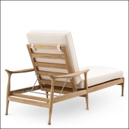 Lit de jour d’extérieur 24 - Manzo - Chaise longue pour extérieur, matériau teck durable - Pacific Compagnie.